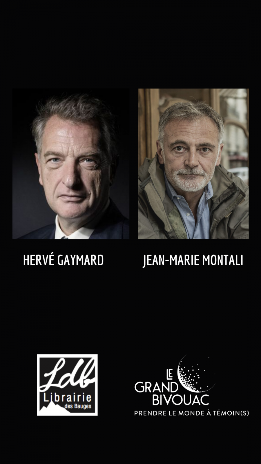 Prendre le monde à témoin(s) - Causerie d'auteurs - Hervé Gaymard et Jean-Marie Montali
