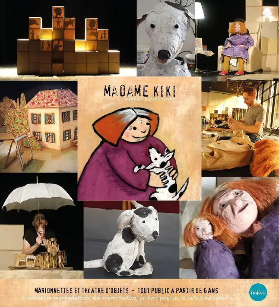 Madame Kiki : ​​​​​​​Marionnettes et théâtre d'objets tout public à partir de 6 ans